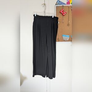 Halara black wide leg pants Large